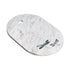 White Marble Charcuterie Board with Abalone Shell Inlay